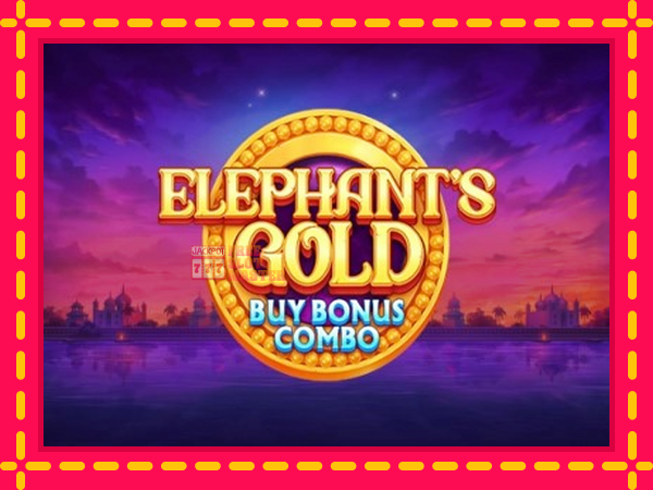 Juca Elephants Gold Buy Bonus Combo cu o interfață convenabilă