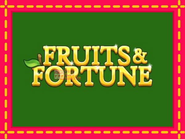 Juca Fruits & Fortune cu o interfață convenabilă