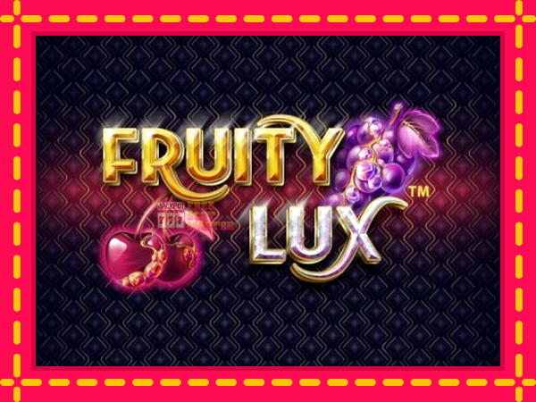 Juca Fruity Lux cu o interfață convenabilă