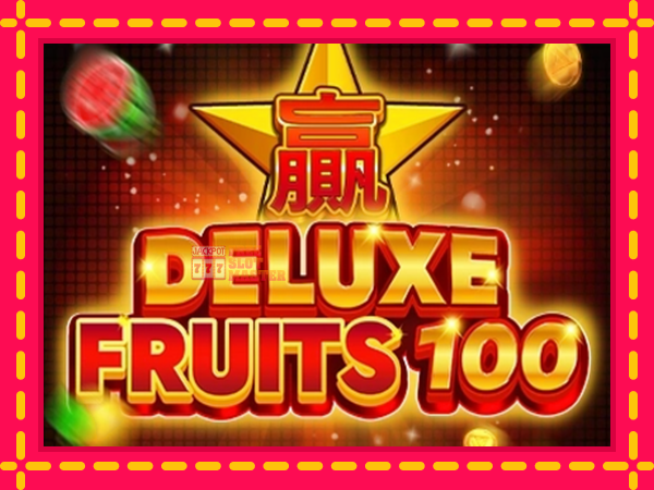 Juca Deluxe Fruits 100 cu o interfață convenabilă