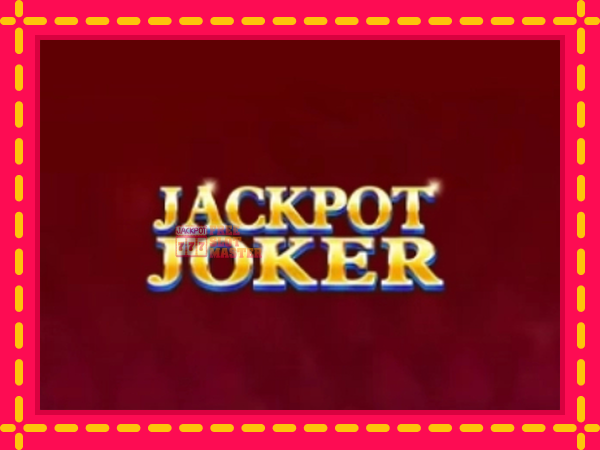 Juca Jackpot Joker cu o interfață convenabilă